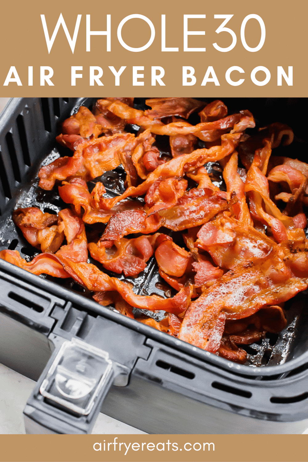 Air Fryer Bacon - Sustainable Cooks