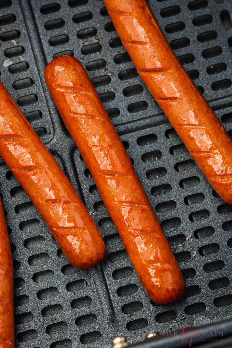 Air Fryer Hot dogs - Air Fryer Eats Main Dish