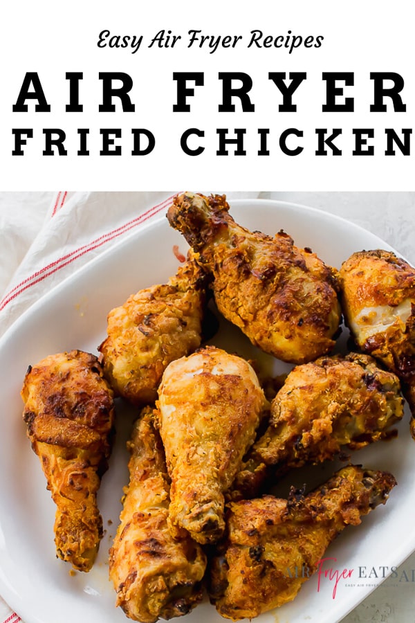 air fryer fried chicken pinterest pin