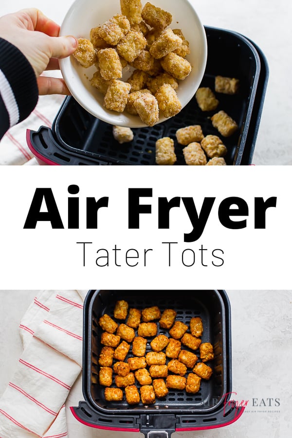 Classic, crispy tater tots come out perfect in the Air Fryer every time! With just one simple ingredient and 20 minutes, you'll be ready to dig right into this nostalgic side dish. via @vegetarianmamma