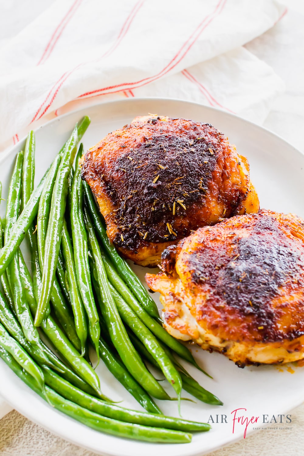 Easy Air Fryer Chicken Thighs - House of Nash Eats