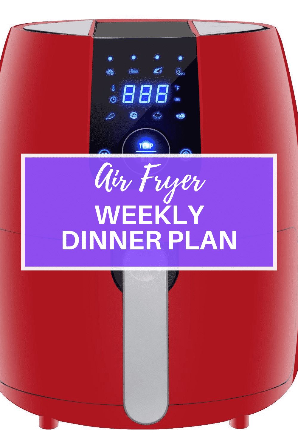 The Air Fryer Dinner Menu Plan is deal for Air Fryer lovers! Air Fryer Recipes are becoming extremely popular. People love to use their air fryers every day of the week. We have created delicious and easy to follow air fryer dinner meal plans. #menuplan #mealplan #airfryer #airfryerdinner via @vegetarianmamma