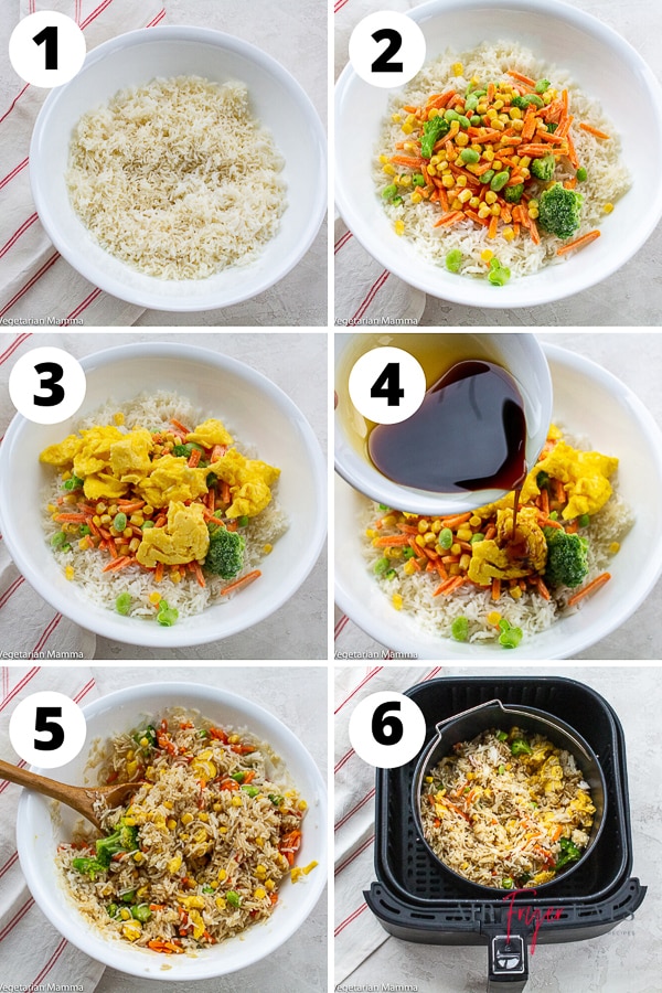 Air Fryer Fried Rice | Air Fryer Eats