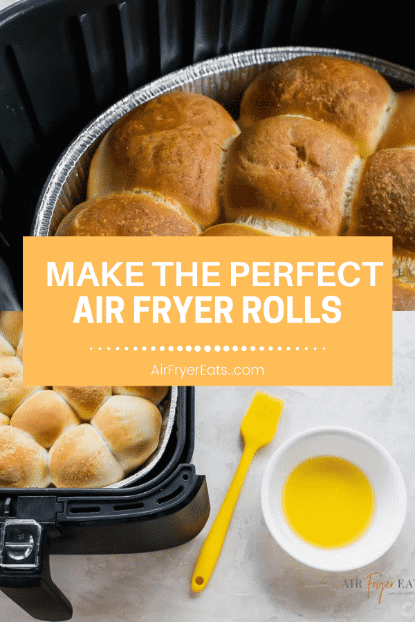 Frozen Rolls in the Air Fryer via @vegetarianmamma