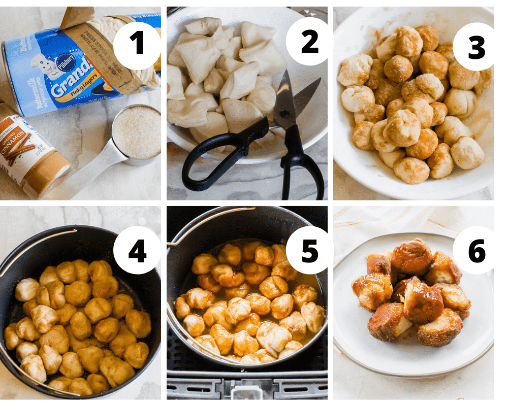 Air Fryer Monkey Bread  3 FreeStyle Points - Weight Watcher's Dessert