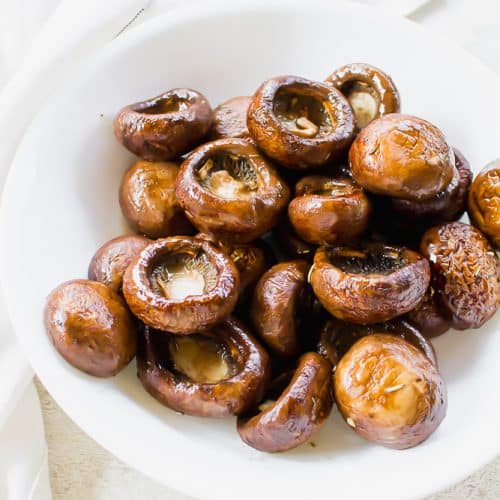 Balsamic Air Fryer Mushrooms