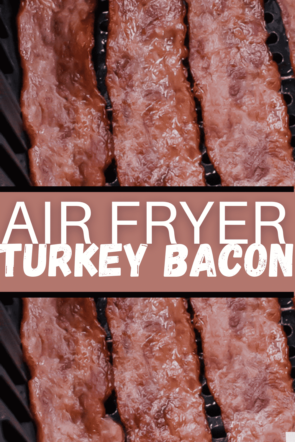 Air fryer turkey bacon is so easy to make, you'll be amazed. Turkey bacon comes out crispy and perfect in your air fryer in less than 10 minutes. #breakfast #airfryerturkeybacon via @vegetarianmamma