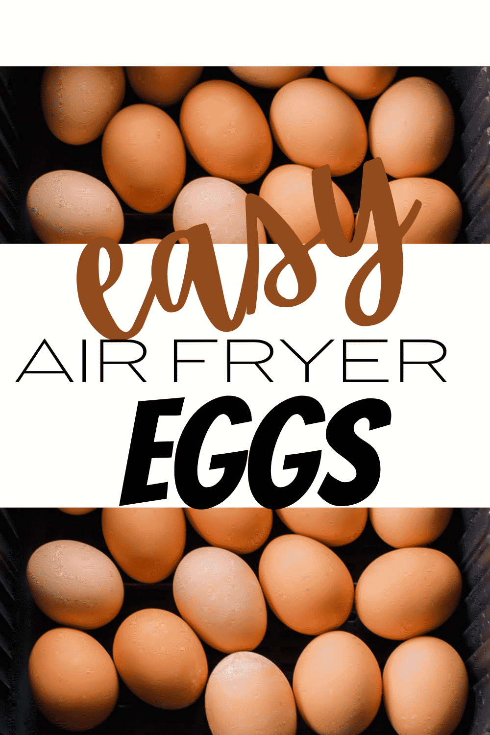 Did you know that you could make hard boiled eggs in the air fryer? Learn how simple it is to make air fryer hard boiled eggs that come out perfectly cooked every time.  via @vegetarianmamma