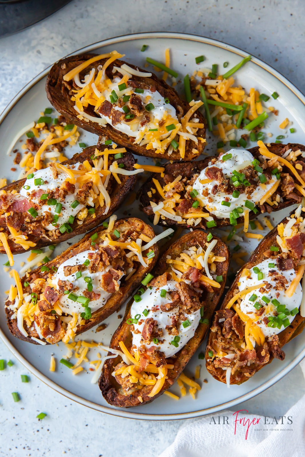 Air fryer 2025 potato skins