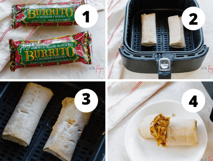 Air Fryer Frozen Burrito