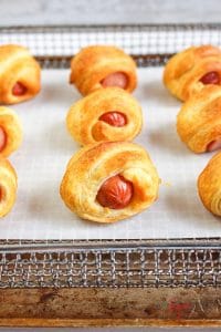Air Fryer Crescent Pigs in a Blanket