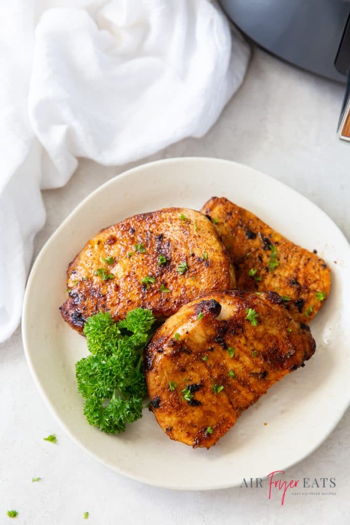 Seasoned Air Fryer Pork Chops (No Breading Needed)