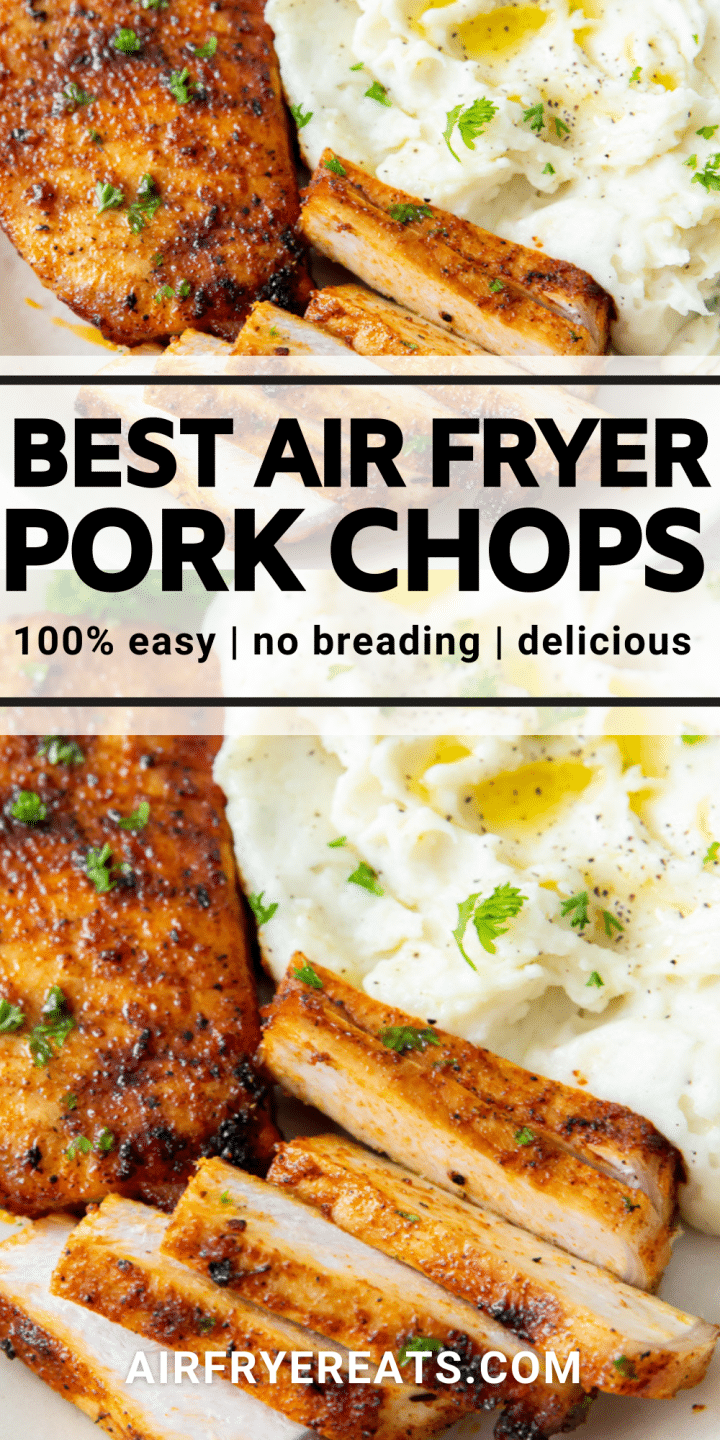 Seasoned Air Fryer Pork Chops (No Breading Needed)