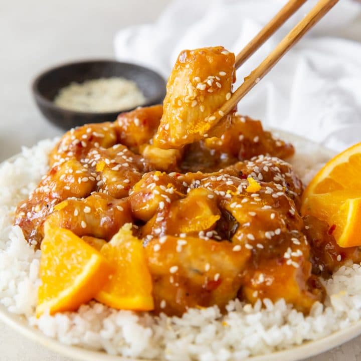 Air Fryer Orange Chicken