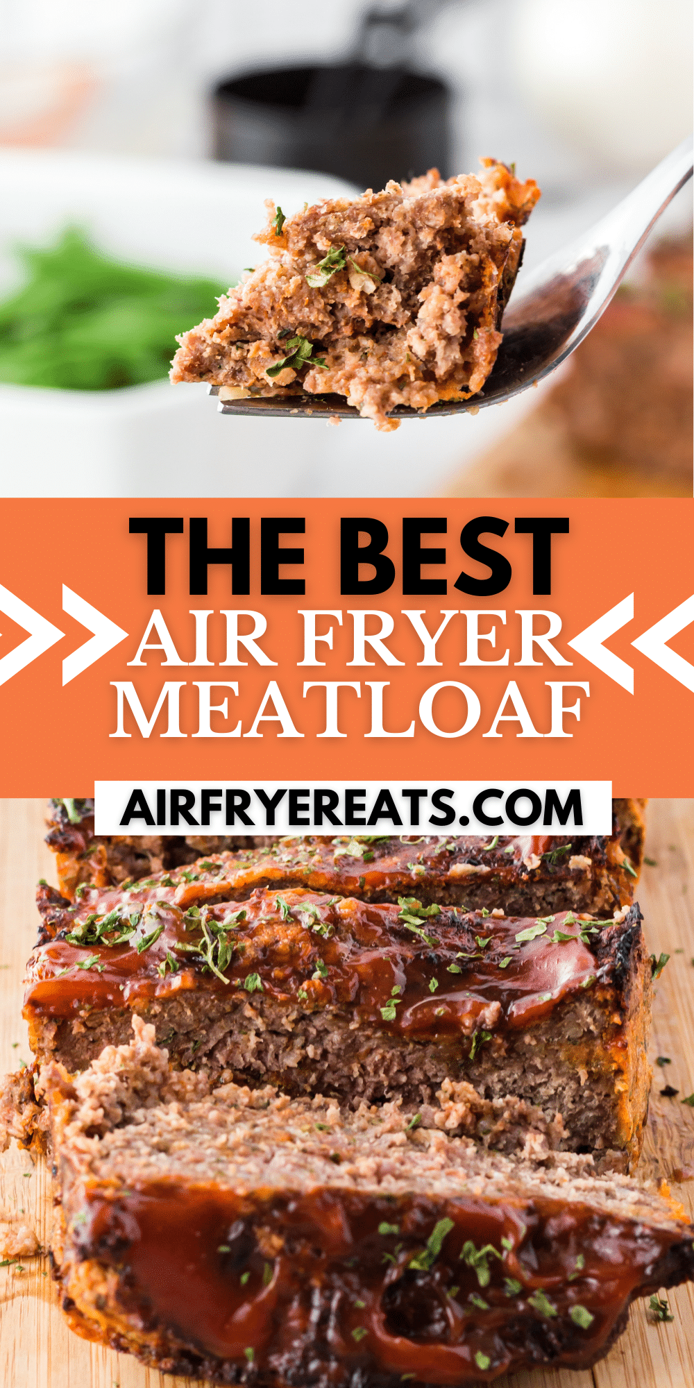 Ninja Foodi Meatloaf is ready in just 20 minutes! Make a homestyle dinner in less time using the Air Fryer function of your Foodi. #foodi #meatloaf via @vegetarianmamma