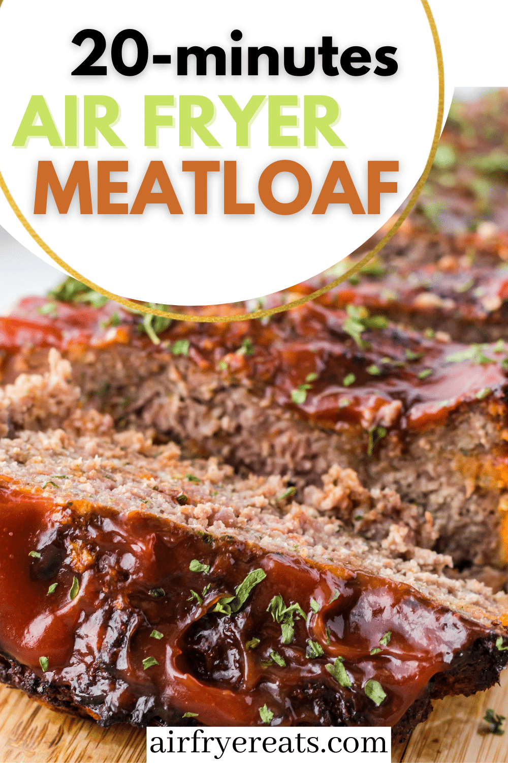 Ninja Foodi Meatloaf is ready in just 20 minutes! Make a homestyle dinner in less time using the Air Fryer function of your Foodi. #foodi #meatloaf via @vegetarianmamma