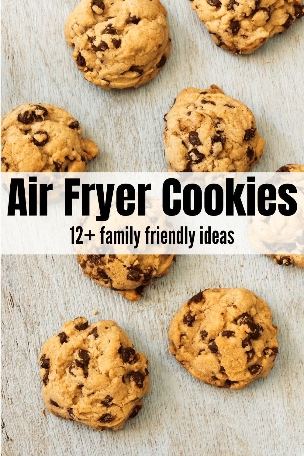 Air Fryer Cookies are crunchy on the outside, chewy on the inside, and ready so fast! This list of air fryer cookie recipes covers every cookie craving from chocolate chip to monster cookies. #airfryercookies #cookies #airfryer via @vegetarianmamma