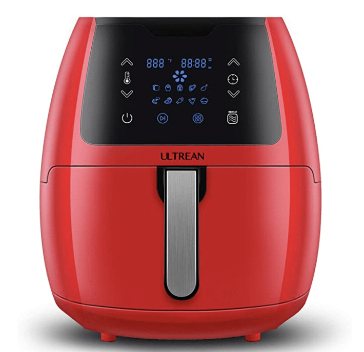 Ultrean 5.8 Quart Air Fryer, Electric Hot Air Fryers Oilless Cooker with 10 Presets, Digital LCD Touch Screen, Nonstick Basket