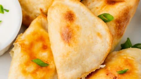 Frozen pierogies in outlet airfryer