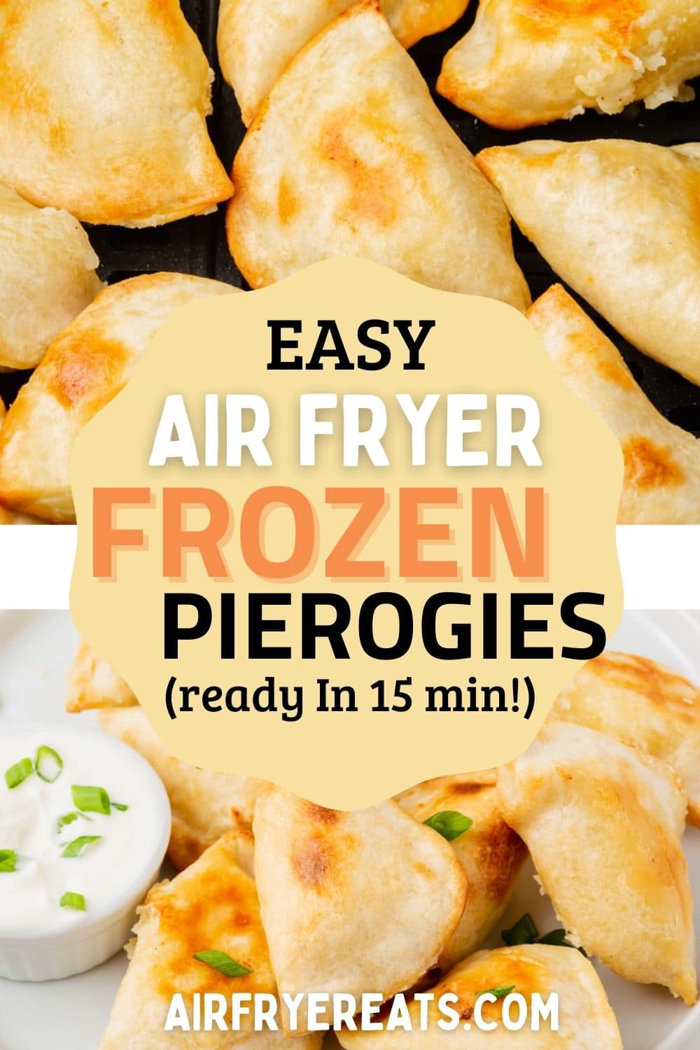 Never wonder how to make frozen pierogies in the air fryer again. With these simple instructions they'll come out soft and perfectly crispy on the outside every time. via @vegetarianmamma