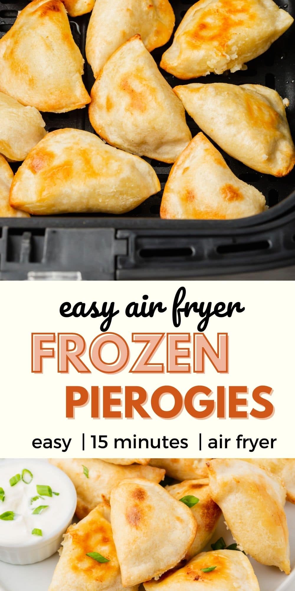 Never wonder how to make frozen pierogies in the air fryer again. With these simple instructions they'll come out soft and perfectly crispy on the outside every time. via @vegetarianmamma