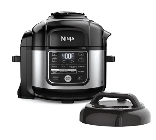 Ninja Foodi 6-Quart 2-Basket Air Fryer with Recipe Guide