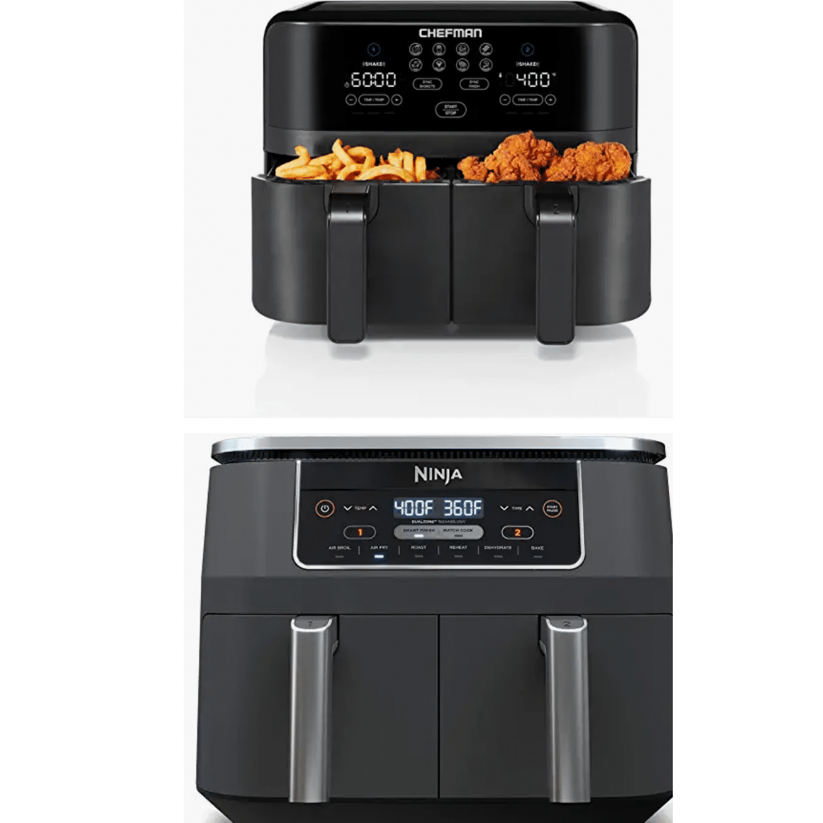 Learn more about double air fryers, and get help deciding if a dual air fryer is the right one for you and your family via @vegetarianmamma