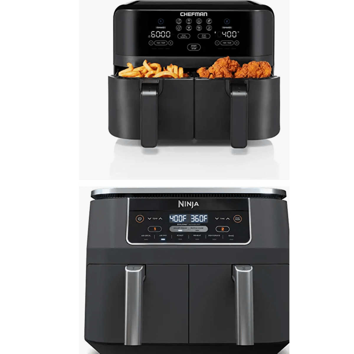 Double basket air fryer, Airy Fryer Dual