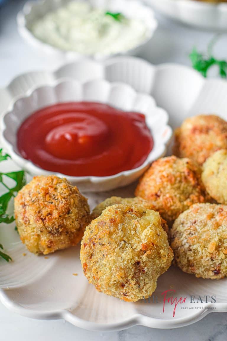 Crispy Air Fryer Cheesy Potato Balls