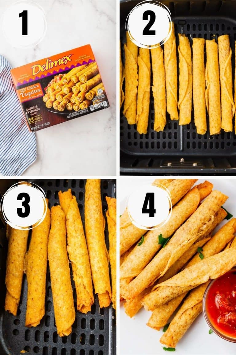 Frozen Taquitos In Air Fryer   Frozen Taquitos In Air Fryer Collage 768x1152 