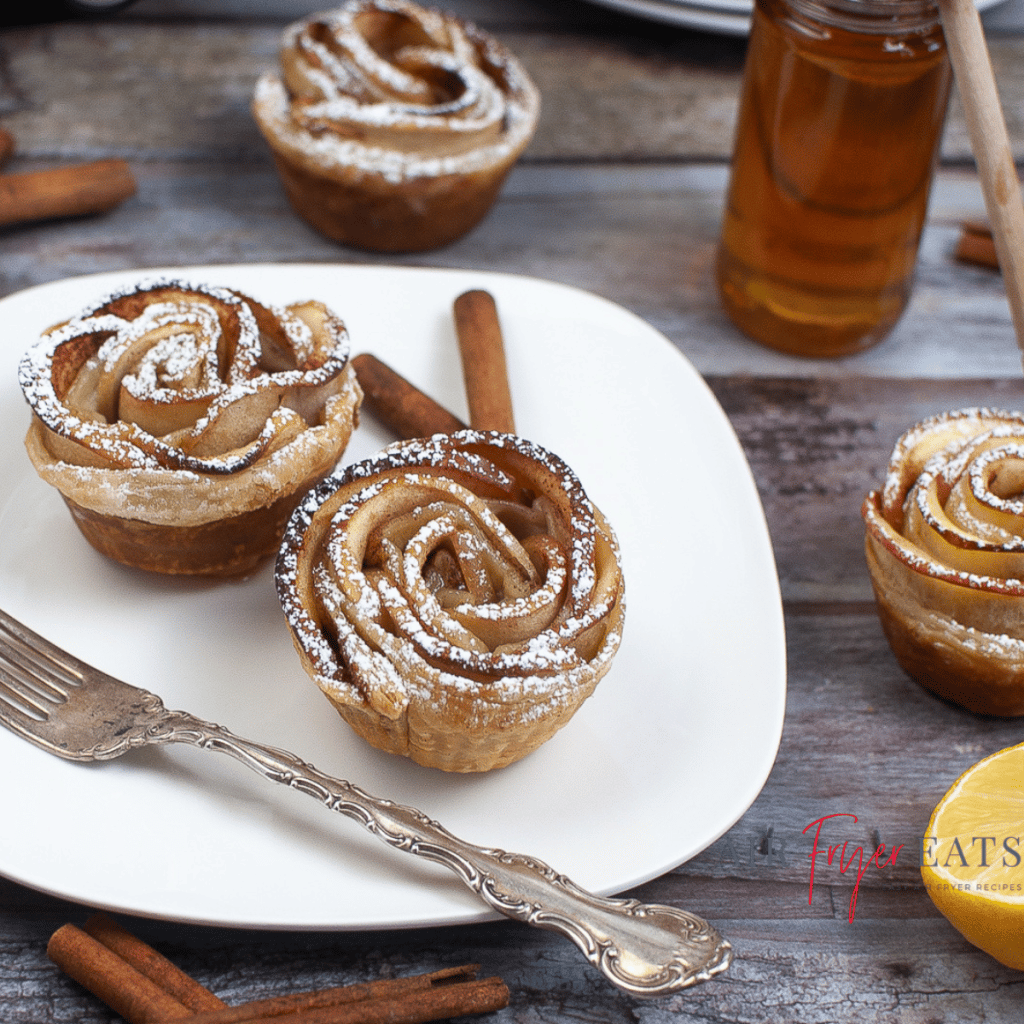 Air Fryer Apple Roses