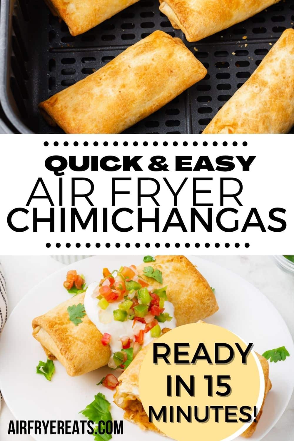 Chimichangas en Airfryer - Receta facil