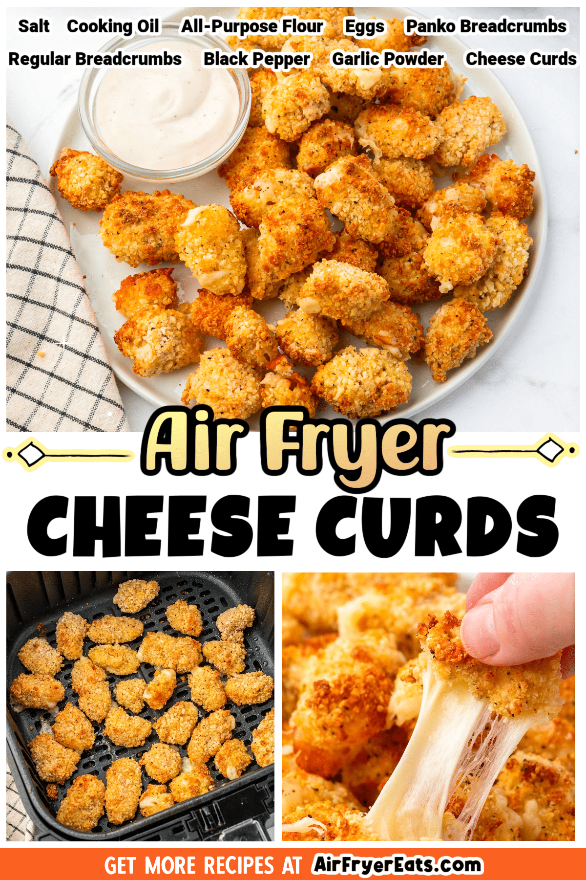 Air Fryer Cheese Curds Air Fryer Eats