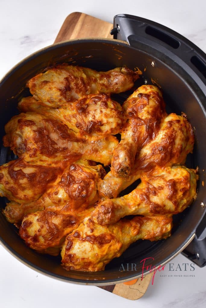 Air Fryer Chicken Legs (Mayo and Mustard)